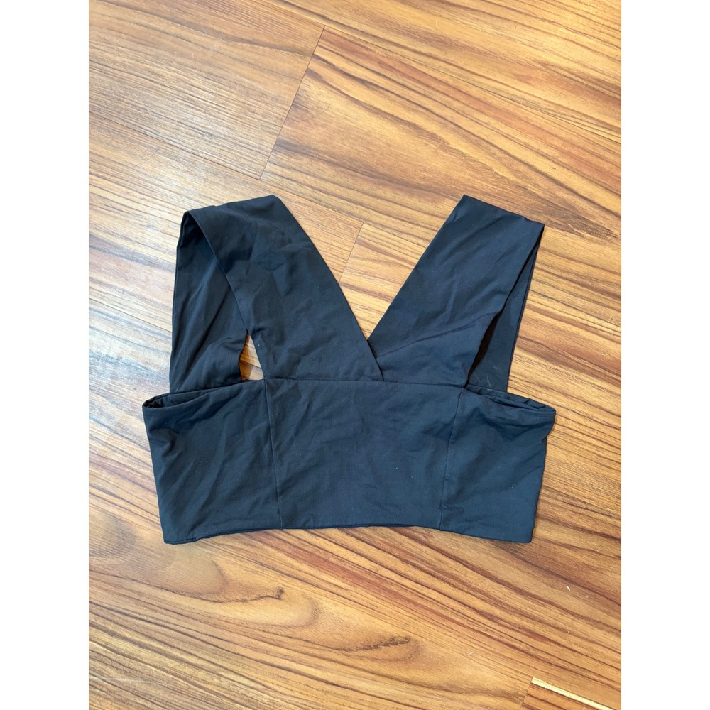 L*Space Parker convertible bikini top sports bra in black small - Picture 2 of 3